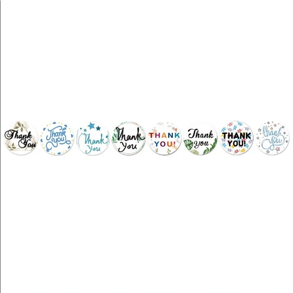200ct~Thank you Stickers W/Bonus Bags 🌟🆕🌟 (2 Rolls For $20)
